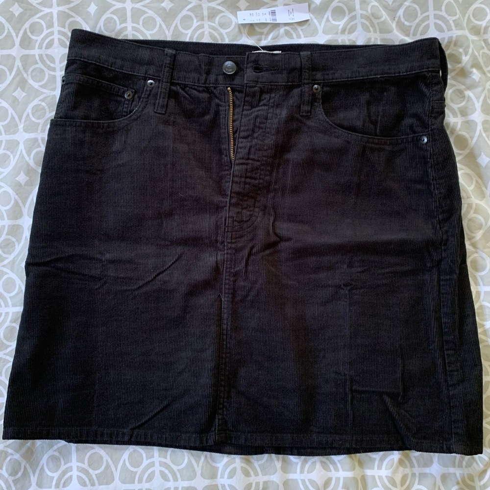 NWT J Crew corduroy mini skirt